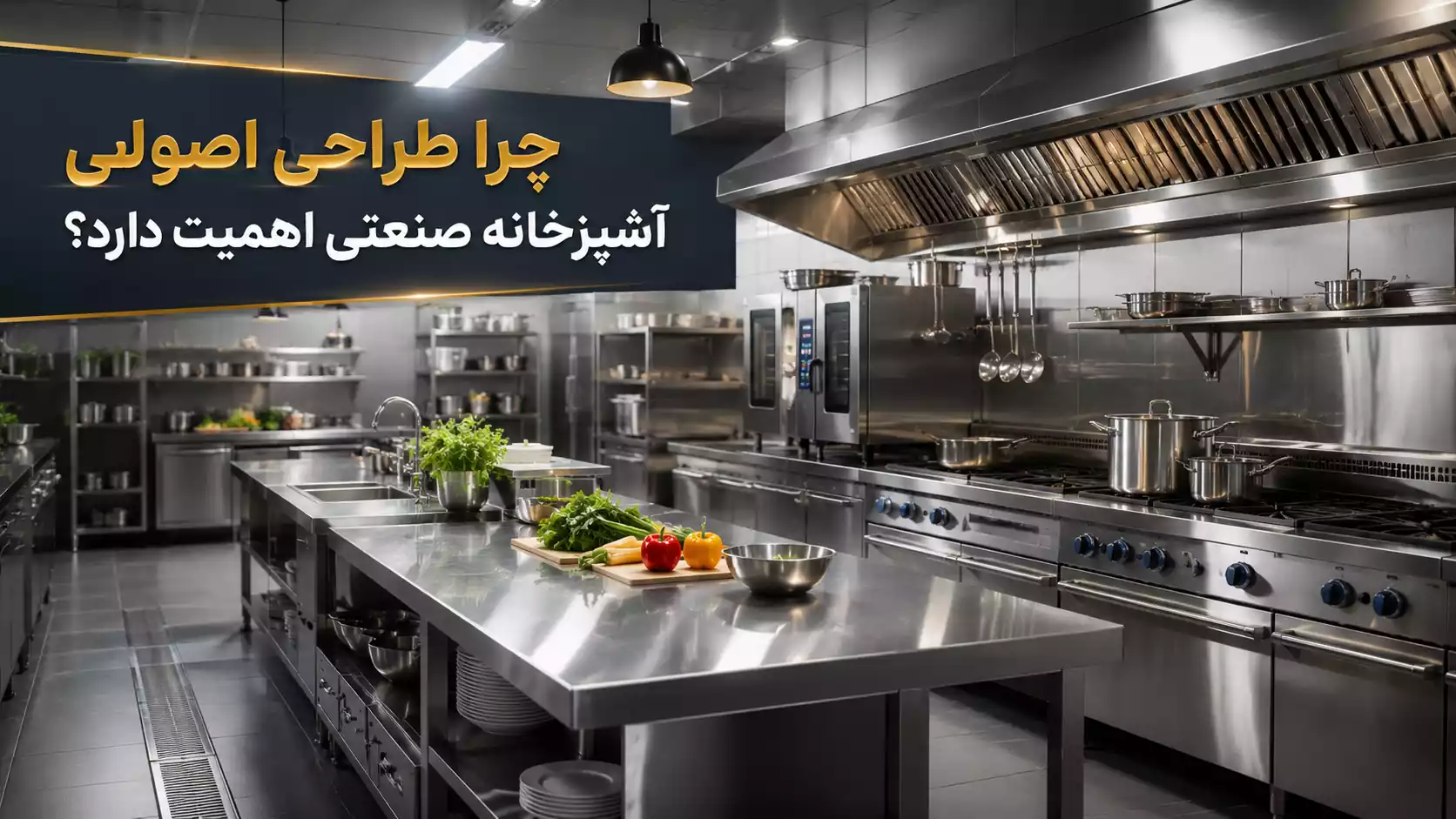 چرا طراحی اصولی آشپزخانه صنعتی اهمیت دارد؟